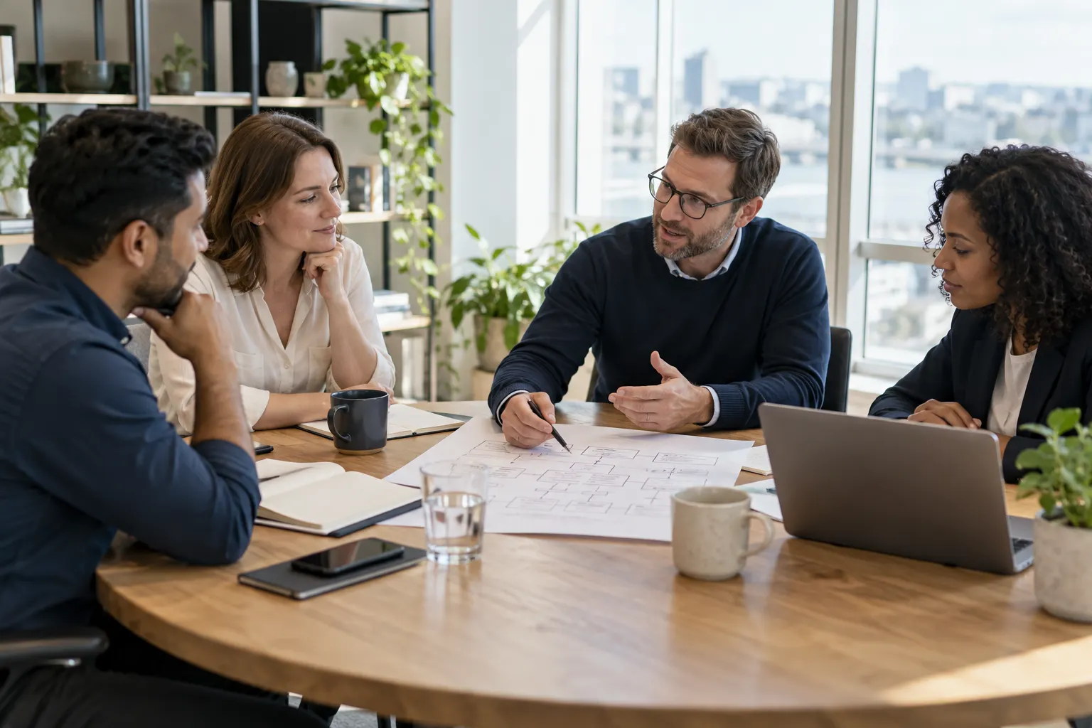 Start with business understanding.
