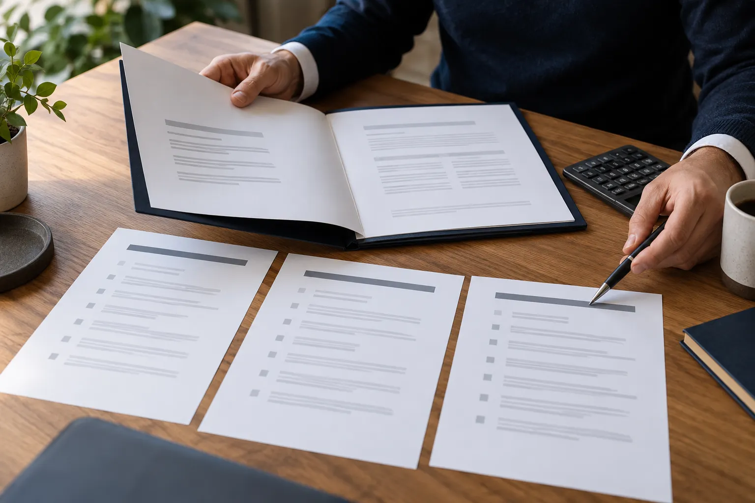 Compare proposals using the same questions.