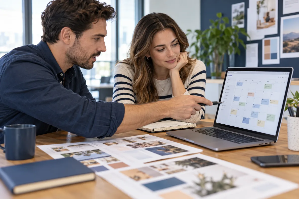 Illustrative campaign planning workspace